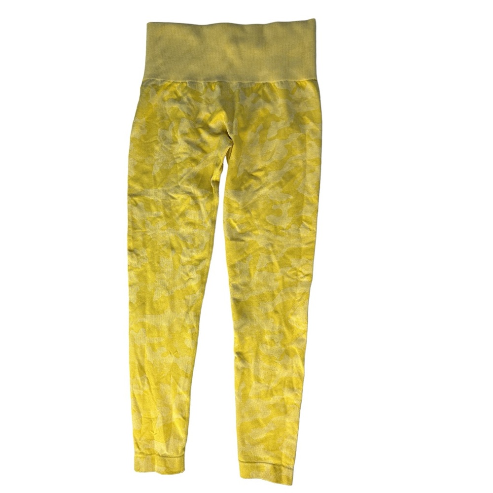 Sunshine Yellow Camo NVGTN Pants Size Small